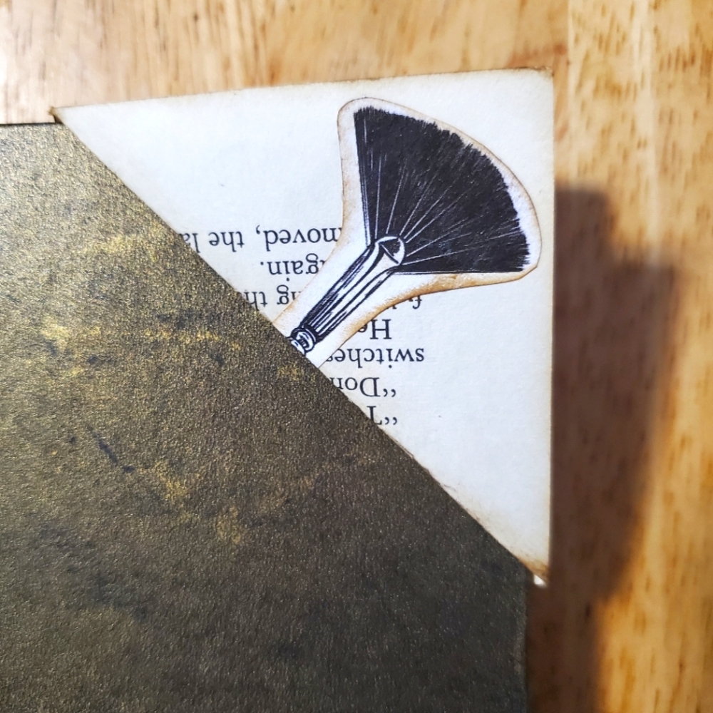 🙏 HAND CRAFTED bookpage bookmark journal card